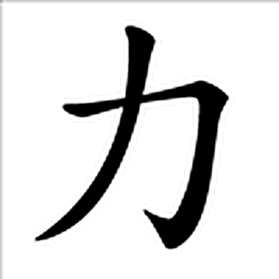 力字标准字形（当代）