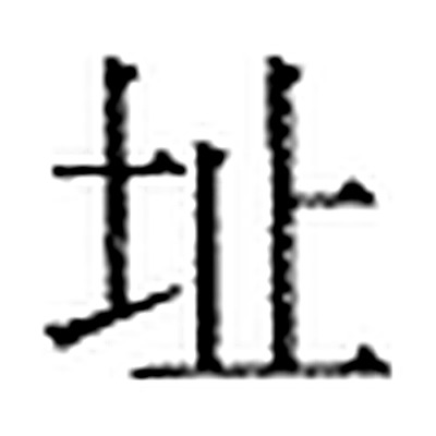 址字标准字形（当代）