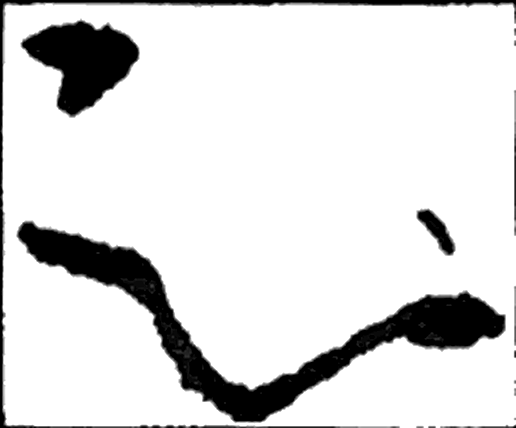 足字草书字形（汉）