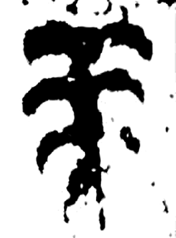 美字金文字形（商）