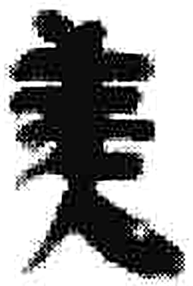 美字简牍字形（秦）
